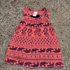 Faded Glory Girls Hot Pink Flowy Tank Top